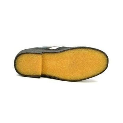 British Walkers Wingtip Two Tone Men's Green And White Leather Shoes by British Walkers – Don't Panic Shoes