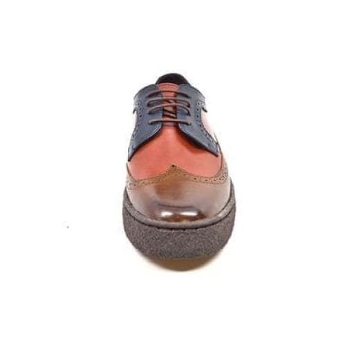 British Walkers Wingtips Men's Three Tone Multicolor Oxfords Custom Made To Order Shoes by British Walkers – Don't Panic Shoes