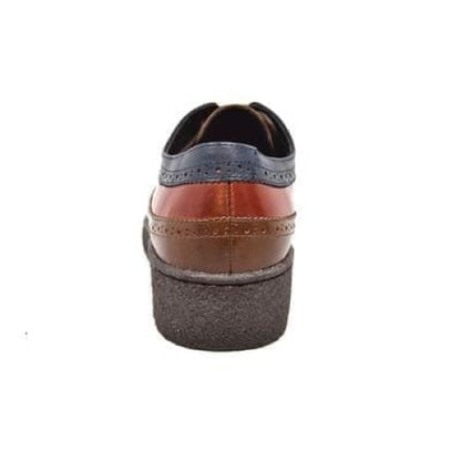 British Walkers Wingtips Men's Three Tone Multicolor Oxfords Custom Made To Order Shoes by British Walkers – Don't Panic Shoes