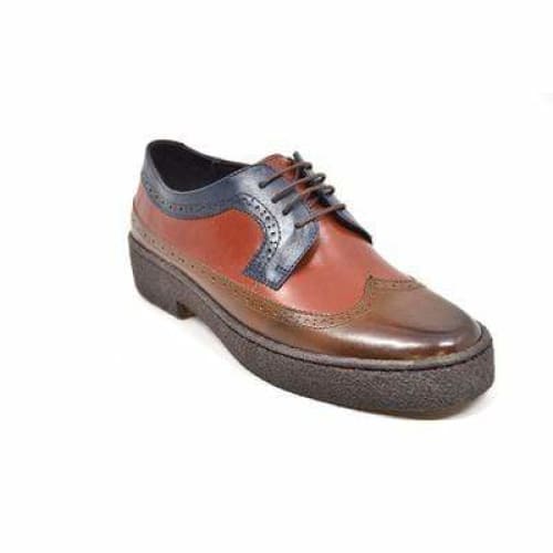 British Walkers Wingtips Men's Three Tone Multicolor Oxfords Custom Made To Order Shoes by British Walkers – Don't Panic Shoes
