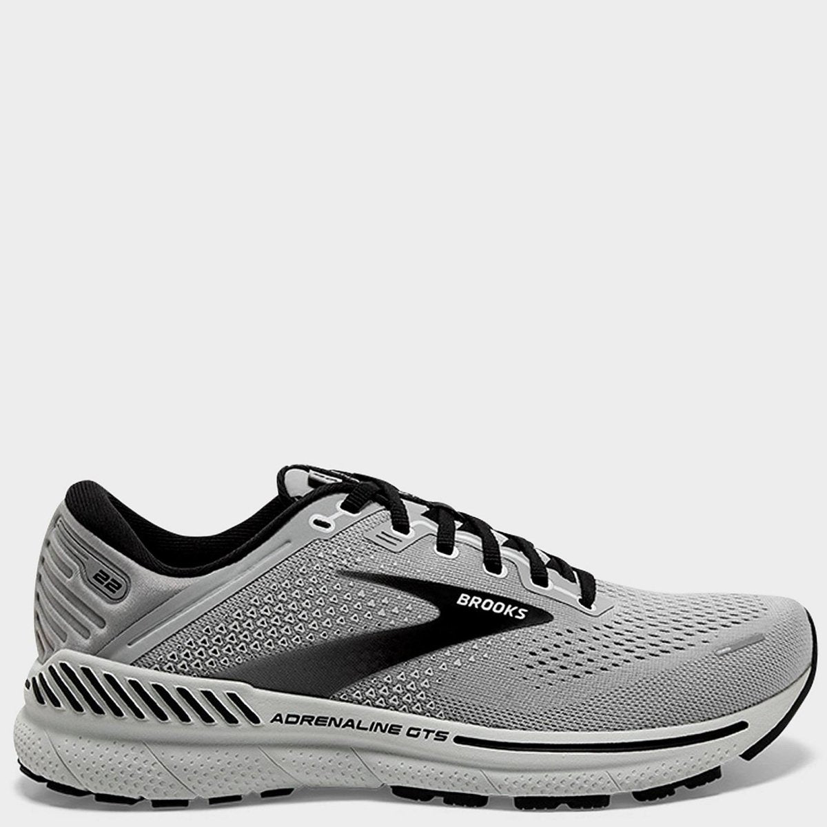 BrookS Adrenaline Gts 22 Men’s Alloy Grey Black Stability Running Shoe 1103661d012 Footwear by Brooks – Don't Panic Shoes