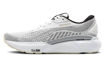 BrookS Adrenaline Gts 24 Men’s White Black Pelican Supportive Stability Running Shoes 1104371d126 Footwear by Brooks – Don't Panic Shoes