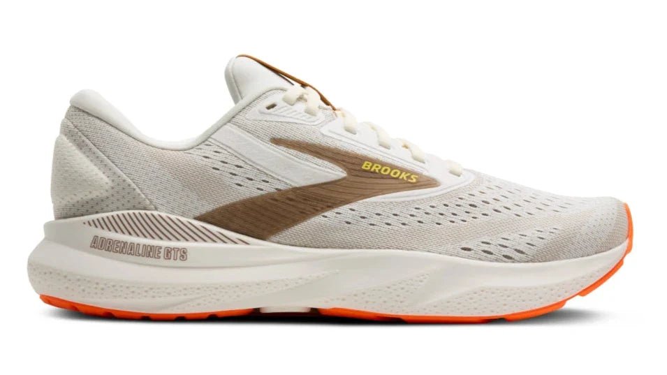 BrookS Adrenaline Gts 24 Running Shoes Men’s Coconut Portabella Orange 1104371d104 Footwear by Brooks – Don't Panic Shoes