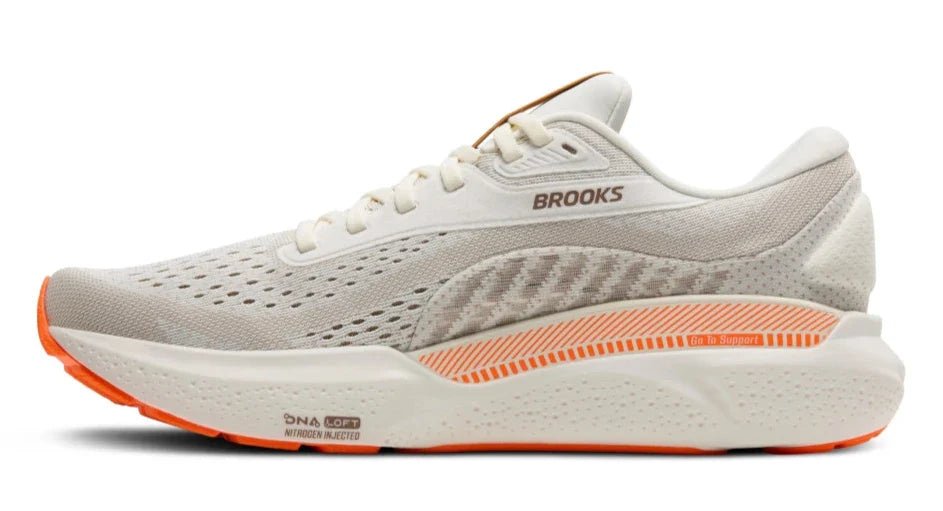 BrookS Adrenaline Gts 24 Running Shoes Men’s Coconut Portabella Orange 1104371d104 Footwear by Brooks – Don't Panic Shoes