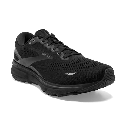 BrookS Ghost 15 Men’s Running Shoe Black Ebony 1103931d020 Neutral Cushioning Road Trainer Lightweight Breathable Footwear by Brooks – Don't Panic Shoes