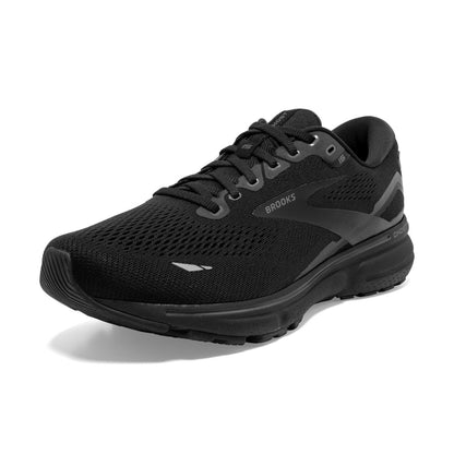 BrookS Ghost 15 Men’s Running Shoe Black Ebony 1103931d020 Neutral Cushioning Road Trainer Lightweight Breathable Footwear by Brooks – Don't Panic Shoes