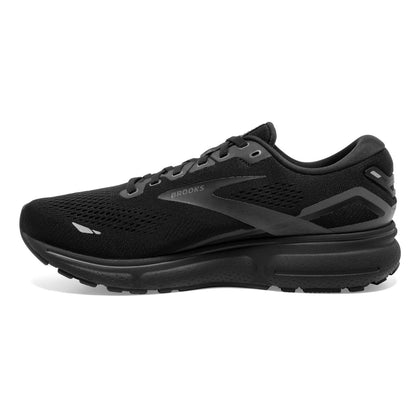 BrookS Ghost 15 Men’s Running Shoe Black Ebony 1103931d020 Neutral Cushioning Road Trainer Lightweight Breathable Footwear by Brooks – Don't Panic Shoes