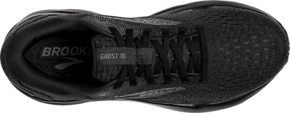 BrookS Ghost 16 Men’s Black Ebony 1104181d020 Running Shoes Neutral Cushion Footwear by Brooks – Don't Panic Shoes