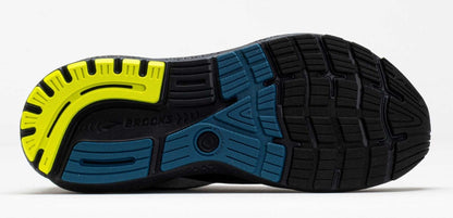 BrookS Ghost 16 Running Shoes Men’s Engineered Mesh Black Ebony Blue 1104181d046 Footwear by Brooks – Don't Panic Shoes