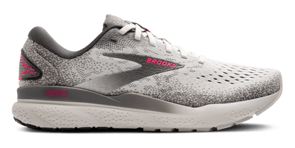 BrookS Ghost 16 Women’s Grey Gargoyle Pink Neutral Cushioning Road Running Shoe 1204071b006 Footwear by Brooks – Don't Panic Shoes