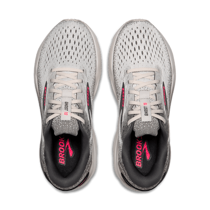 BrookS Ghost 16 Women’s Grey Gargoyle Pink Neutral Cushioning Road Running Shoe 1204071b006 Footwear by Brooks – Don't Panic Shoes