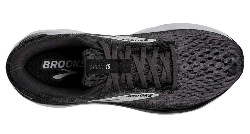 BrookS Ghost 16 Women’s Neutral Road Performance Running Shoe Black Grey White 1204071b090 Footwear by Brooks – Don't Panic Shoes