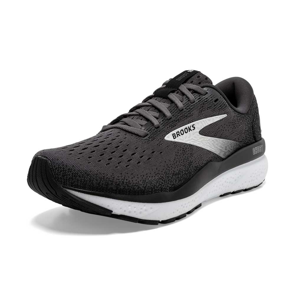BrookS Ghost 16 Women’s Neutral Road Performance Running Shoe Black Grey White 1204071b090 Footwear by Brooks – Don't Panic Shoes