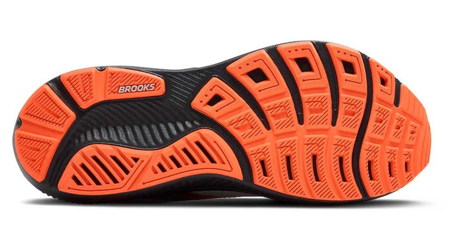 BrookS Ghost 17 Cushioned Neutral Running Shoes Men’s Oyster Mushroom Orange Ebony 1104421d048 Footwear by Brooks – Don't Panic Shoes