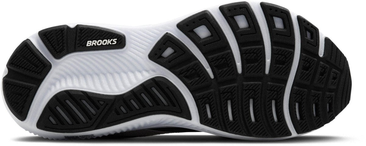 BrookS Ghost 17 Men’s Black Grey White Neutral Cushion Running Shoes 1104421d090 Footwear by Brooks – Don't Panic Shoes