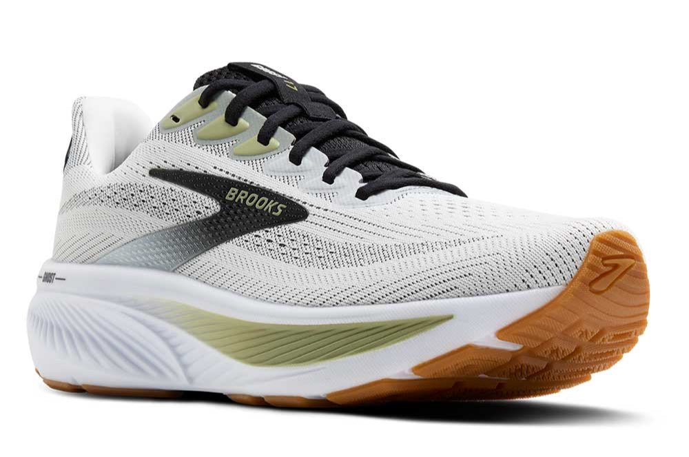 BrookS Ghost 17 Men’s White Black Tea Neutral Road Running Shoe Lightweight Cushioned 1104421d191 Footwear by Brooks – Don't Panic Shoes