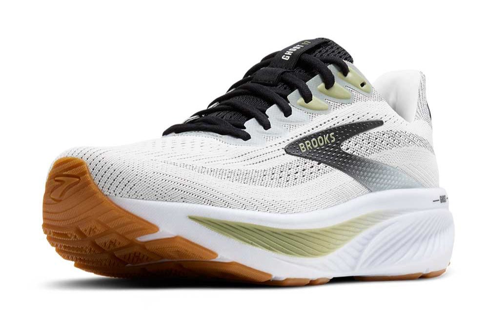 BrookS Ghost 17 Men’s White Black Tea Neutral Road Running Shoe Lightweight Cushioned 1104421d191 Footwear by Brooks – Don't Panic Shoes