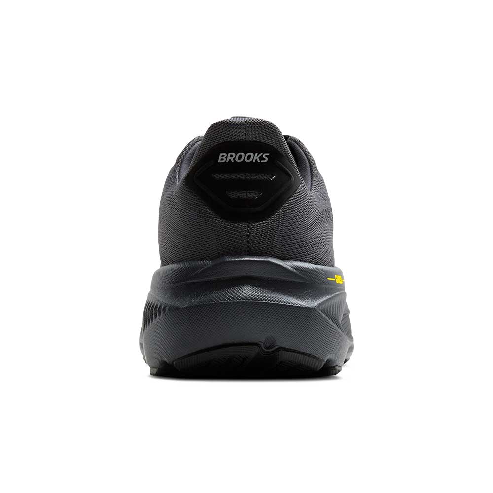 BrookS Ghost 17 Running Shoe Performance Road Trainer Men’s Ebony Black Yellow 1104421d059 Footwear by Brooks – Don't Panic Shoes