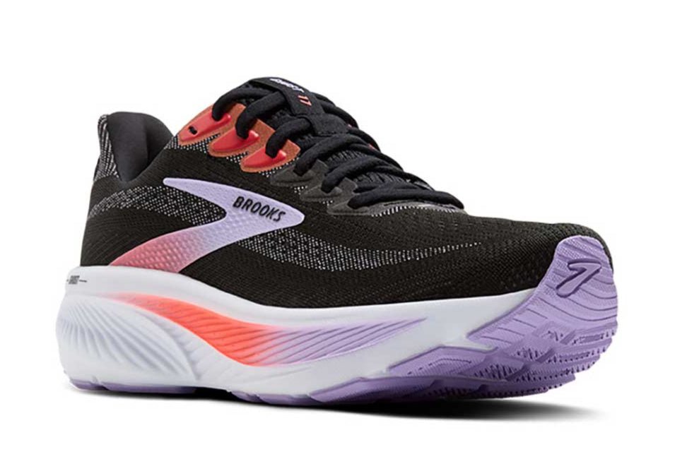BrookS Ghost 17 Women’s Neutral Cushioning Road Running Shoe Black Purple Coral 1204311b080 Footwear by Brooks – Don't Panic Shoes