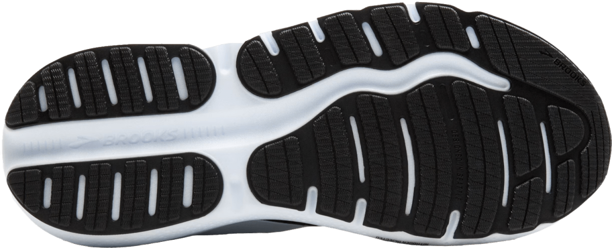 Brooks Ghost Max 2 Men's Performance Running Shoes Black White Fiery Red 1104311d027 Footwear by Brooks – Don't Panic Shoes