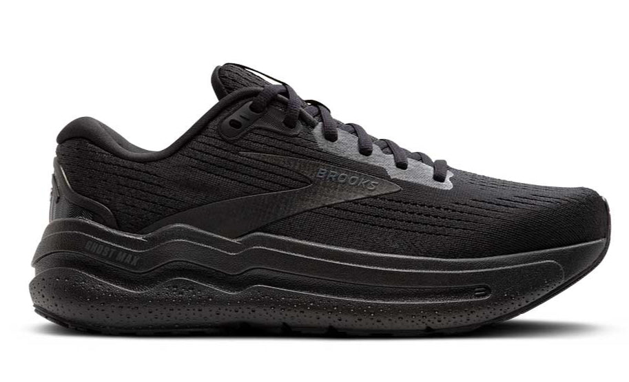 Brooks Ghost Max 2 Running Shoes Men Neutral Cushioning Performance Black Black Ebony 1104311d020 Footwear by Brooks – Don't Panic Shoes