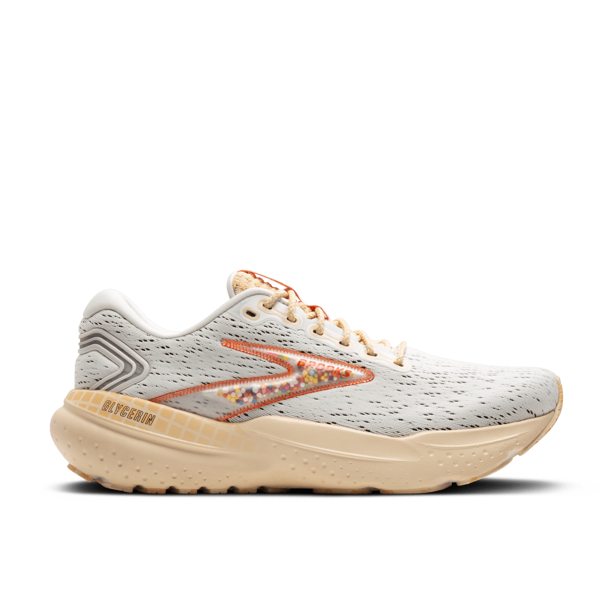 BrookS Glycerin 21 Men’s Running Sneakers Snow Dawn Straw Colorway Model 1104191d149 Footwear by Brooks – Don't Panic Shoes