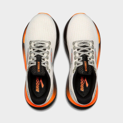 BrookS Glycerin 21 Women’s Running Shoe Ecru Orange Black Neutral Cushioning 1204081b157 Footwear by Brooks – Don't Panic Shoes
