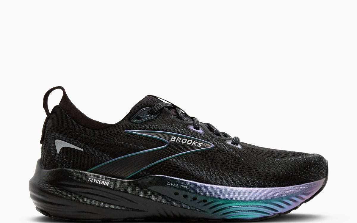 BrookS Glycerin 22 Men’s Neutral Cushioning Road Running Shoe Aurora Black Ebony 1104451d026 Footwear by Brooks – Don't Panic Shoes