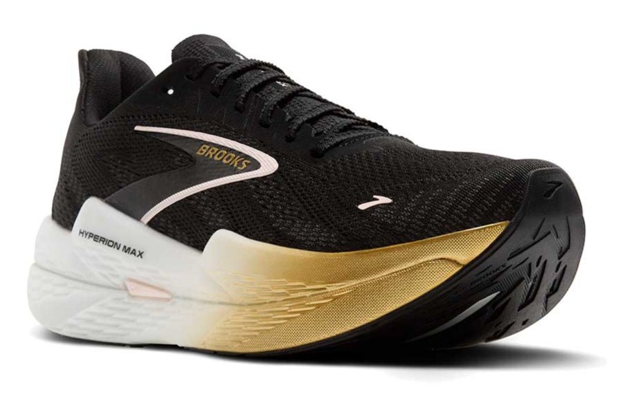 BrookS Hyperion Max 2 Men’s Running Shoe Road Racing Black Gold Pink 1104341d098 Footwear by Brooks – Don't Panic Shoes