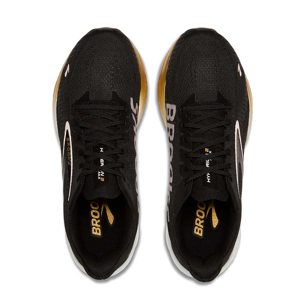 BrookS Hyperion Max 2 Men’s Running Shoe Road Racing Black Gold Pink 1104341d098 Footwear by Brooks – Don't Panic Shoes