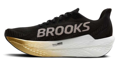 BrookS Hyperion Max 2 Men’s Running Shoe Road Racing Black Gold Pink 1104341d098 Footwear by Brooks – Don't Panic Shoes
