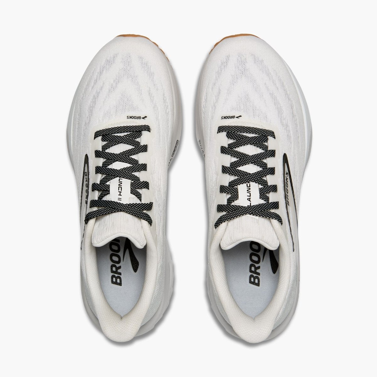 BrookS Launch 11 Men’s Road Running Shoes Lightweight Neutral Cushion White Grey Black 1104501d135 Footwear by Brooks – Don't Panic Shoes