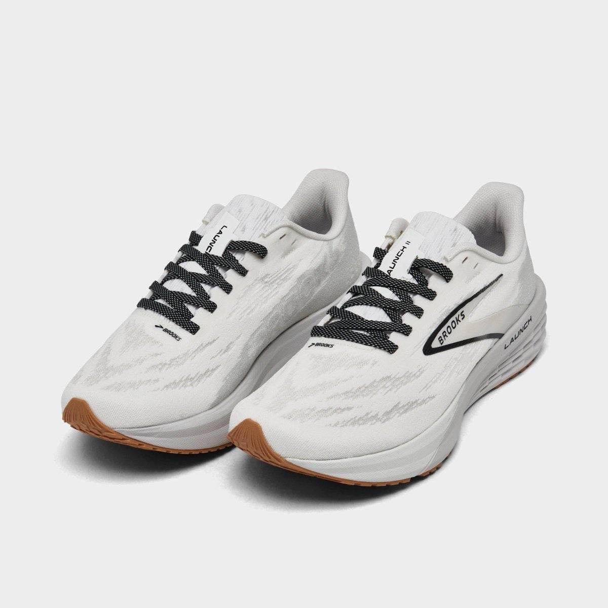 BrookS Launch 11 Women’s Performance Neutral Running Shoe White Grey Black 1204391b135 Footwear by Brooks – Don't Panic Shoes