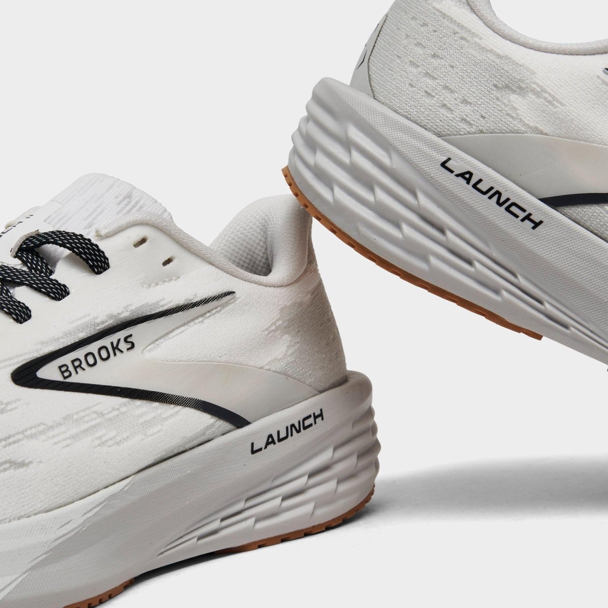 BrookS Launch 11 Women’s Performance Neutral Running Shoe White Grey Black 1204391b135 Footwear by Brooks – Don't Panic Shoes