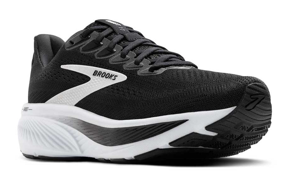 Brooks Running Ghost 17 Women's Black Grey White Neutral Lightweight Cushioned Running Shoe 1204311b090 Footwear by Brooks – Don't Panic Shoes