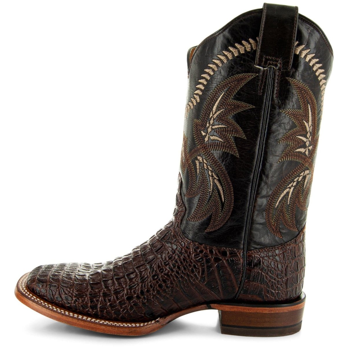 Brown Caiman Belly Print Men's Cowboy Boots H4001 Cowboy Boots by Soto Boots – Don't Panic Shoes