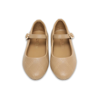 Zoe Slip On Shoes Leather Iced Coffee Premium Quality