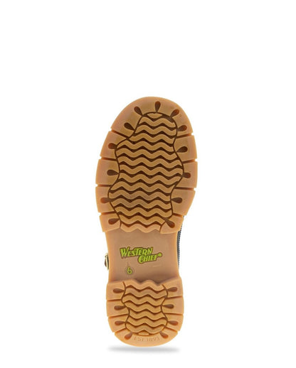 BruShed Petals Mid Rain Boot Women’s Black Pink Rubber Rain Boots by Western Chief Women's – Don't Panic Shoes