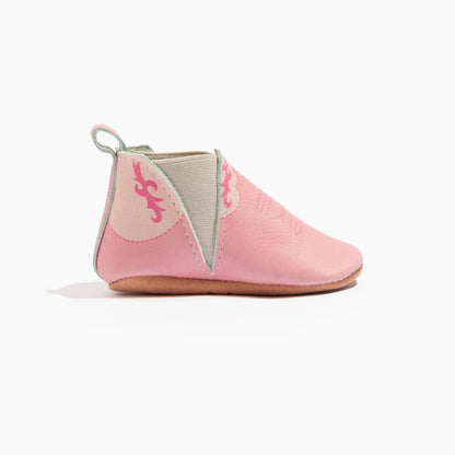 Bubblegum Cowboy Chelsea Boot Baby Shoe Chelsea Boot by Freshly Picked – Don't Panic Shoes