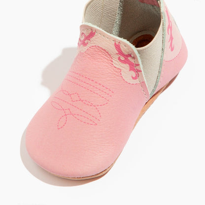 Bubblegum Cowboy Chelsea Boot Baby Shoe Chelsea Boot by Freshly Picked – Don't Panic Shoes