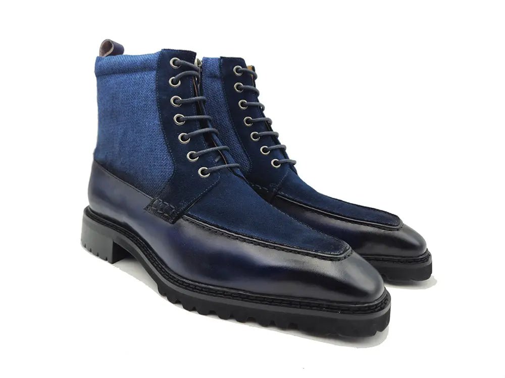 Burnished Calfskin Slip On Boot Lug Sole Calfskin Kb516 - 17 Boots by Carrucci Shoes – Don't Panic Shoes