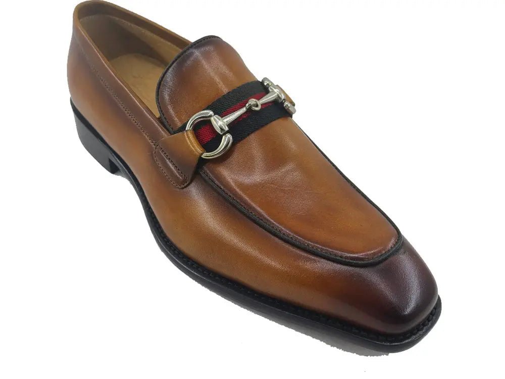 Burnished Calfskin Slip On Loafer Calfskin Ks509 - 28r Shoes by Carrucci Shoes – Don't Panic Shoes