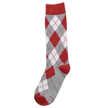 Burnt Orange Argyle Socks Fall Wedding Terracotta Rust Palette Pumpkin Spice Cozy Gift For Him Her Socks by No Cold Feet – Don't Panic Shoes