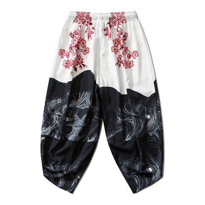 Niepce YC135 Pink Flowers Lightweight Pants