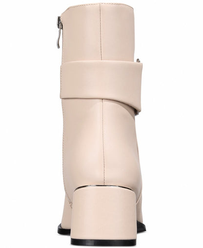 Cadence Booties Beige Shoes by Vaila Shoes – Don't Panic Shoes