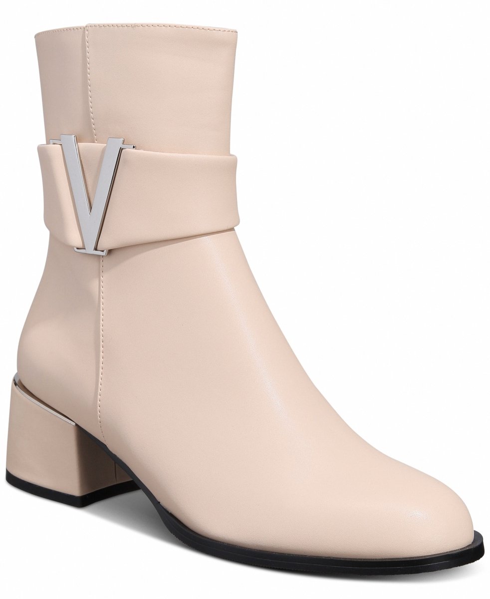 Cadence Booties Beige Shoes by Vaila Shoes – Don't Panic Shoes