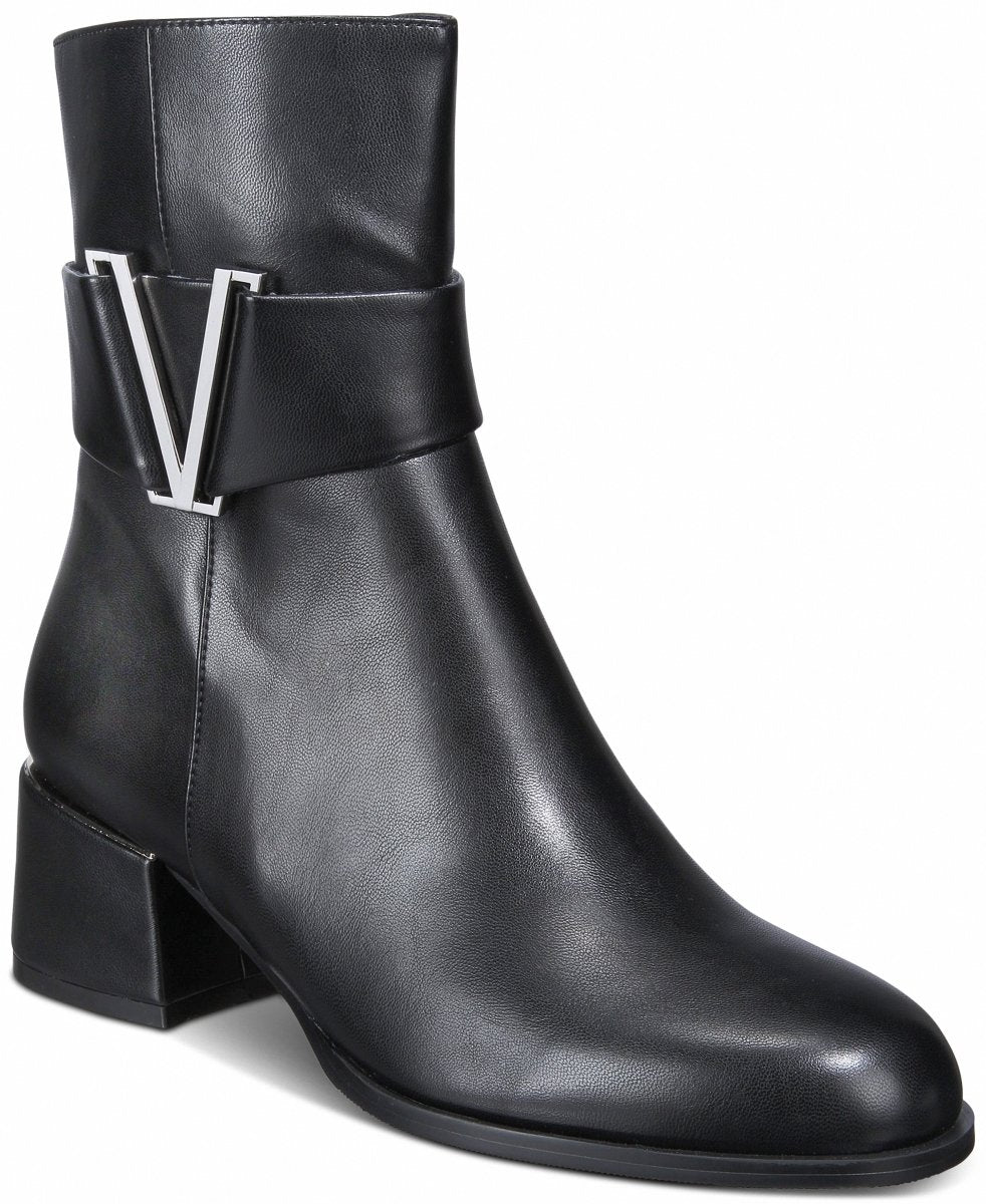 Cadence Booties Black Shoes by Vaila Shoes – Don't Panic Shoes