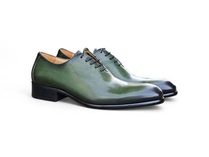 Calfskin Whole Cut Lace Up Oxford Leather Ks505 - 12 Shoes by Carrucci Shoes – Don't Panic Shoes