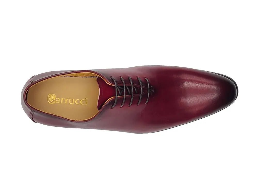 Calfskin Whole Cut Lace Up Oxford Leather Ks505 - 12 Shoes by Carrucci Shoes – Don't Panic Shoes