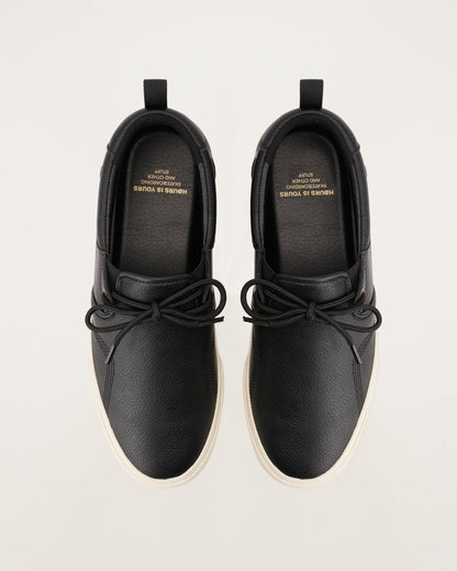 Callio S77 Black Leather Footwear by Hours Is Yours – Don't Panic Shoes